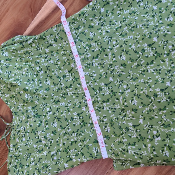 Reformation Juliette Midi Dress - Samantha Tie Strap Front Slit - Picture 6 of 10